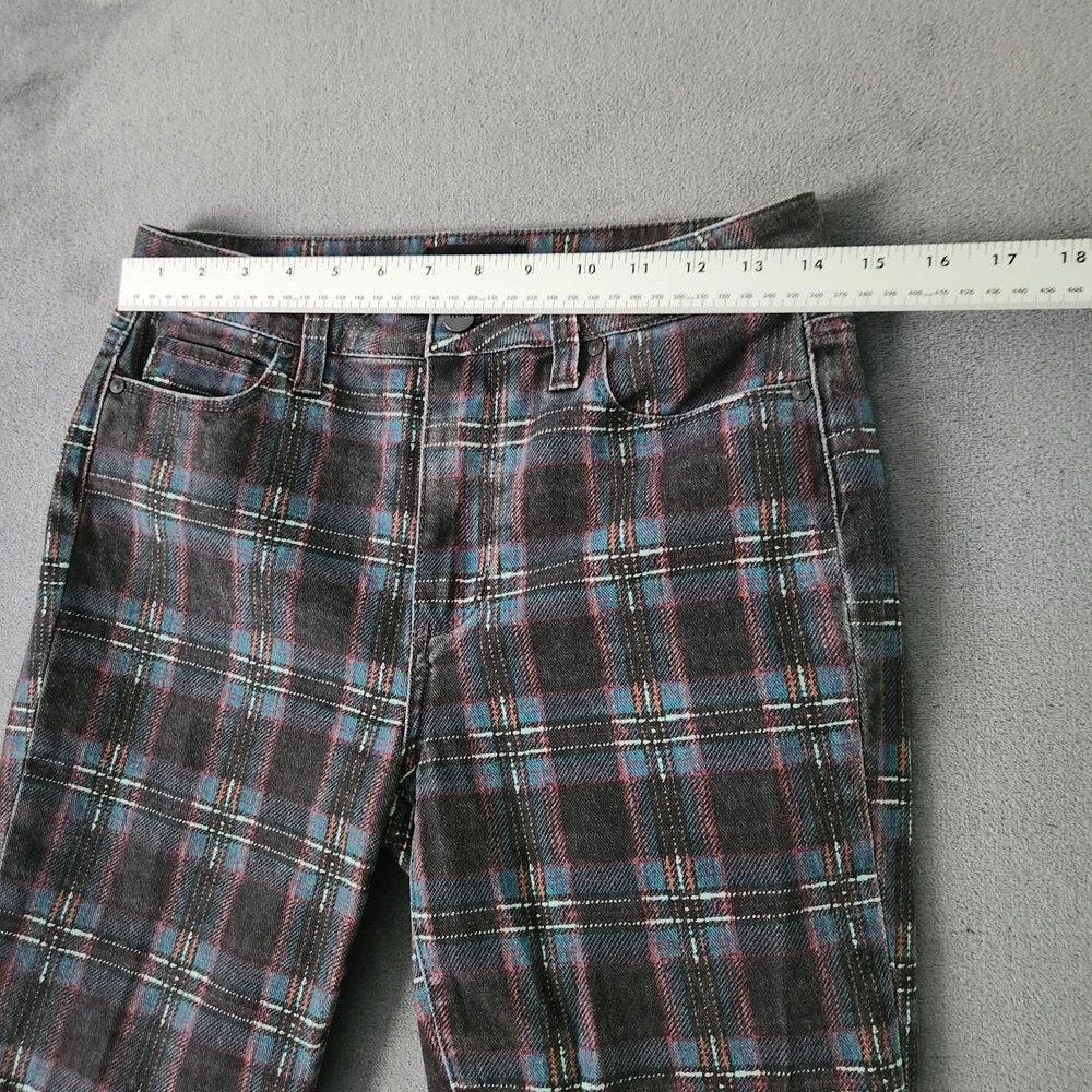 Y2k Paige Pants‎ Womens Size 27 Hoxton Skinny Plaid Ankle